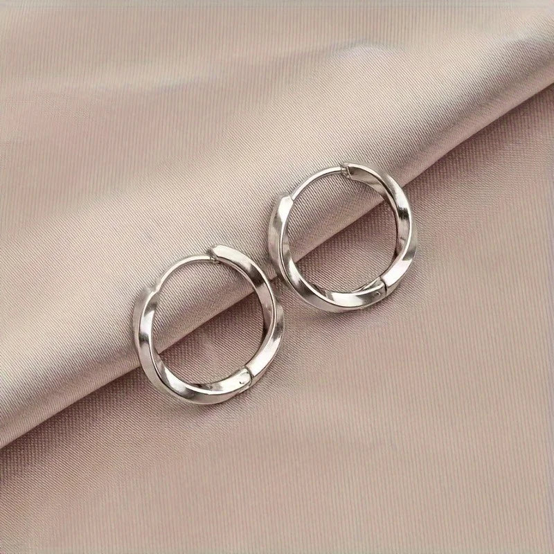 Minimalist Geometric Hanging Earrings