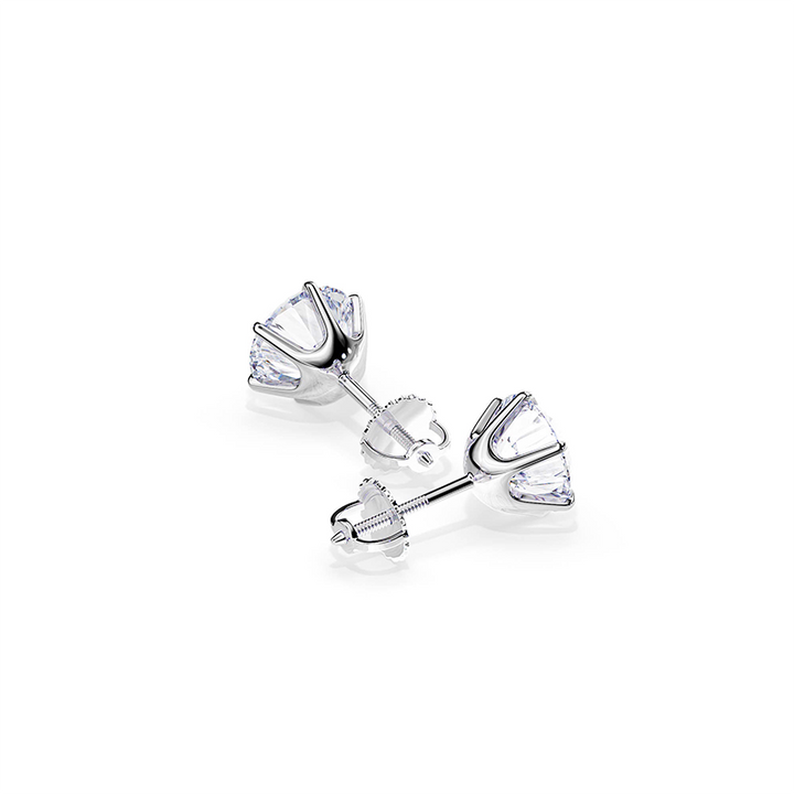 Chic White Gold Tera Earrings